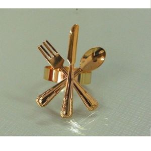 Hammered Metal Napkin Rings with <b>Copper</b> Finished in Latest Design Perfect for Stylish Event <b>Table</b> Decoration - Product Image 3
