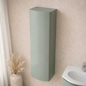 Armoire colonne moderne vert sauge pour salles de bain, murale et gain de place, design italien par Koricini, style Las Vegas - Product Image 3