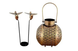 Cast Iron <b>Gold</b> Handicraft Birds Tealight <b>Candle</b> <b>Holder</b> for Home and office decor wedding party events decorative bulk quantity - Product Image 3