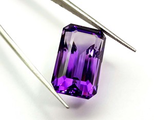 Améthyste naturelle pierres précieuses octogonales améthyste à facettes de spécialiste brésilien des pierres précieuses pour la fabrication de bijoux - Product Image 5