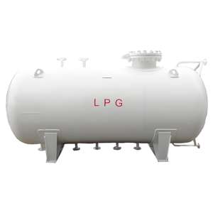 خزان تخزين الغاز تحت الأرض أو فوقي 20m3 خزان غاز البترول المسال من النوع الأفقي - Product Image 2