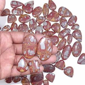 Venta al por mayor Natural de alta calidad Noreena Jasper piedras preciosas sueltas hechas a mano de alta calidad Noreena Jasper cabujón para joyería - Product Image 5