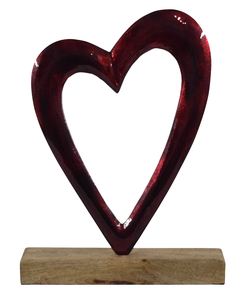 Elegante Decoración Navideña de Mesa en Forma de Corazón de Aluminio, Artesanía de Lujo, Decoración Festiva para el Hogar, Hotel, Árbol de Navidad - Product Image 3