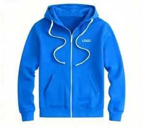Premium Men's Zipper <b>Hoodie</b> Heavyweight 400GSM Cotton Fleece Custom Logo Streetwear <b>Full</b> <b>Zip</b> <b>Up</b> <b>Hoodie</b> Latest 2026 Style - Product Image 4