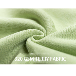 VG322, venta al por mayor, 320GSM, impresión personalizada en blanco, 80% Algodón, 20% poliéster, Sudadera de cuello redondo de gran tamaño Terry para hombres, envío DDP - Product Image 3