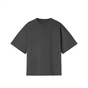 Camiseta holgada de algodón 100% para hombres y mujeres, suave y cómoda para uso diario, ropa informal, relajación con patrón de letras - Product Image 1