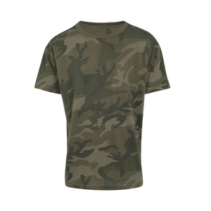 Camiseta OEM Personalizada, Corte Cuadrado, Algodón, Hombros Caídos, Manga Corta de Verano, Camuflaje con Impresión Digital Real Tree para Hombre - Product Image 1