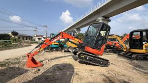 Miniexcavadora Kubota U27 Usada, Excavadora Compacta de Orugas con Cucharón de Excavación, Naranja, Lista para Enviar - Product Image 6