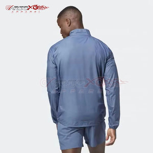 Ensemble short coupe-vent de course pour hommes avec coupe élégante et caractéristiques pratiques ensemble short coupe-vent en tissu doux - Product Image 6