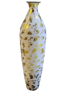 Vantage-Florero de hierro de lujo moderno, florero de estilo costero para el hogar, sala de estar y decoración de bodas, diseño de metal elegante - Product Image 2