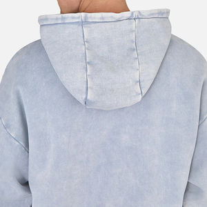 Nuevo diseño Sudadera con capucha de algodón Sudadera con capucha de gran tamaño Logotipo personalizado Hombres nuevo estilo Sudaderas con capucha de gran tamaño para hombres Ropa de calle de invierno - Product Image 5