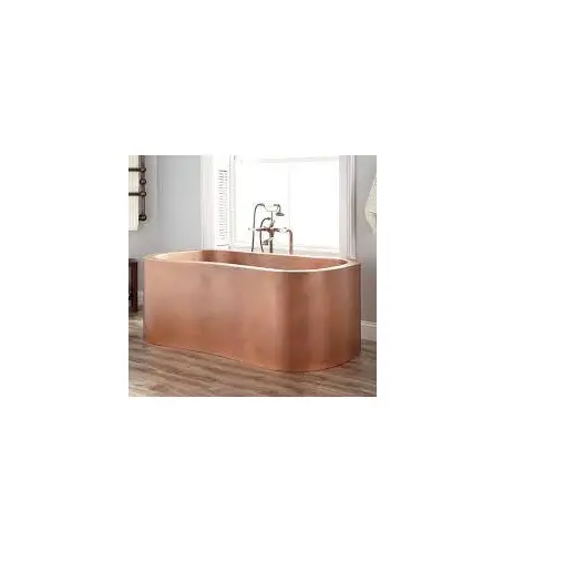 Wholesale Handmade Traditional Freestanding Copper bath tub Luxury Bathtub For Hotels Bathroom and Room