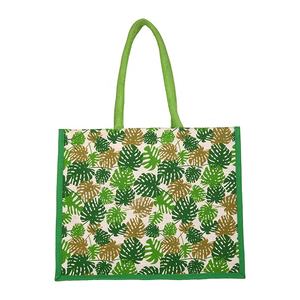 Sac de transport d'épicerie portable en jute avec logo personnalisé supermarché en toile naturelle écologique fourre-tout en toile de jute biologique sac en jute toile - Product Image 6