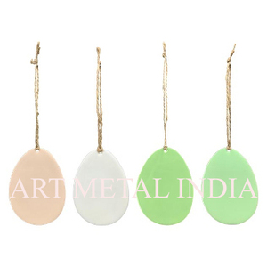 Oeufs de Pâques en verre soufflé personnalisés ornements suspendus pour la décoration de cadeaux de Pâques fournitures de fête - Product Image 3