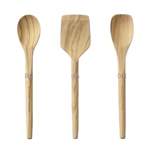 Cuchara de madera con logotipo personalizado, calidad de exportación, degustación de madera, ecológico, utensilios de servicio para hornear - Product Image 2