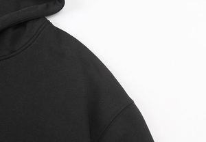 Sweatshirts à capuche doux 280GSM Sweatshirts légers en coton Vêtements unisexes confortables et décontractés Fourniture directe en usine de logo personnalisé - Product Image 4