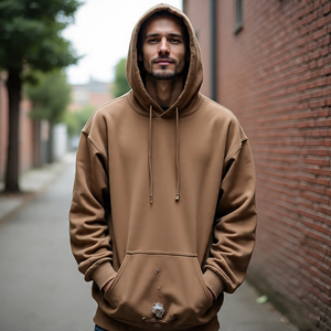 เสื้อฮู้ดทรงหลวมสำหรับผู้ชายเสื้อฮู้ดโอเวอร์ไซส์สำหรับวิ่งจ๊อกกิ้งวิ่งฤดูหนาว - Product Image 6