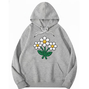 บริการ OEM ขายส่งเสื้อฮู้ดดี้พิมพ์ลายพัฟฟ์สำหรับผู้ชาย เสื้อฮู้ดดี้พิมพ์ลายพัฟฟ์น้ำหนักเบา สีตามสั่ง - Product Image 1