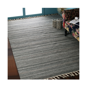 Vente en gros de tapis de sol en forme de rectangle brodés en jute 100%, faits à la main, utilisés pour la maison, l'hôtel et le bureau. - Product Image 4