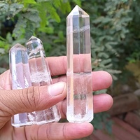 Vente en gros de pierres de guérison en cristal, blocs et cubes sculptés polis, baguette en quartz clair, tailles personnalisées pour la décoration intérieure