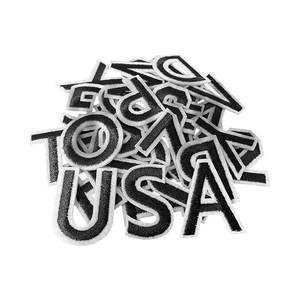 Fabric Badges Supplier Custom 3D Logo <b>Clothing</b> Iron on Embroidered Patches for Hat - Product Image 2