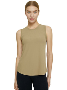 Poids léger femmes sport Gym Fitness Yoga entraînement musculation gilet logo personnalisé élastique extensible Singlet gilet femmes débardeur - Product Image 4