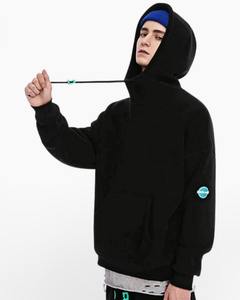 Suéter de mujer color sólido cuello redondo rizo personalizado al por mayor Sudadera con capucha de manga larga con gráfico de Anime japonés ropa - Product Image 1