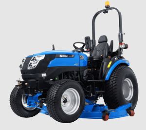 Eficiente tractor cortacésped Solis Mini en venta, con motor diésel, compacto, 4x4, sistema de corte potente, ideal para pequeñas explotaciones agrícolas. - Product Image 5