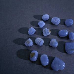 Pierre de palmier d'agate de dentelle bleue de qualité d'exportation de l'inde, cœur d'agate de dentelle bleue au prix de gros sphère - Product Image 4