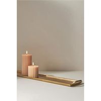 Plateau rectangulaire en métal finition laiton vintage, plateau décoratif long texturé or artisanal pour salon de luxe, présentoir à bijoux