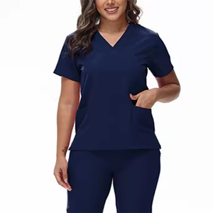 Nouvelle mode femmes et hommes Scrubs Joggers ensembles infirmières Scrubs bas avec des joggeurs en tissu tricoté extensible - Product Image 2
