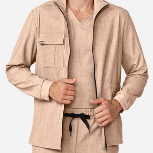 Cómodo peso ligero nuevo Diseño etiqueta privada mujeres Scrub chaqueta de calidad superior hombres Scrub chaqueta - Product Image 2