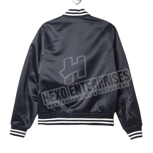 Proveedores directos de fábrica Chaquetas deportivas de béisbol Material y colores personalizados Chaqueta universitaria cómoda totalmente personalizable para hombres - Product Image 2