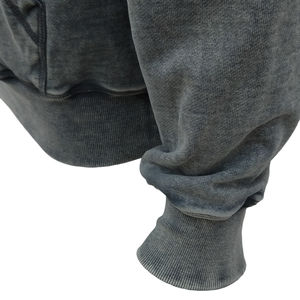 Sweat-shirt à capuche en coton lourd surdimensionné avec logo personnalisé de haute qualité 2026, sweat-shirt à capuche délavé à l'acide pour hommes - Product Image 6