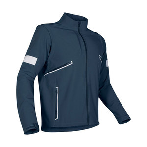 Fashionable <b>Soft</b> <b>Shell</b> <b>Jacket</b> <b>Hooded</b> Casual Wear for Winter Street Wear <b>Soft</b> Breathable Solid Color - Product Image 2