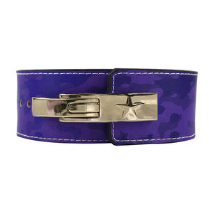 Haute ceinture de levier d'entraînement de gymnastique en cuir de vachette unisexe Logo personnalisé Support arrière pour la musculation haltérophilie puissance gymnastique levage - Product Image 5