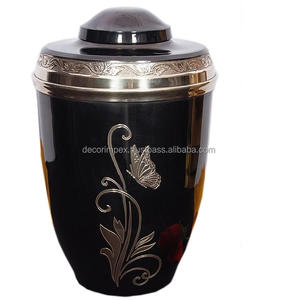 <b>square</b> Shape Box Metal Premium Quality Handmade Designer Adult Urn Classic Stylish Wholesale Metal Funeral Supplies Urns - Product Image 5