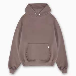Sweat-shirts à capuche brodés de qualité supérieure, taille plus, épaules tombantes, streetwear, 100% coton mélangé, molleton lourd - Product Image 1