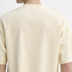 เสื้อยืดผู้ชาย 220 กรัม ผ้าคอตตอน 100% สไตล์สตรีทแวร์ โลโก้สั่งทำด้านหน้า คอกลม ทรงครอป ปกติ ไม่ยับ ระบายอากาศได้ดี - Product Image 5