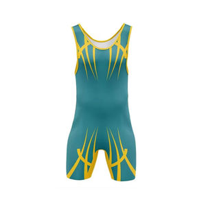 Meilleur matériel Wrestling Singlets Design imprimé Durable et tendance Prix bas Style personnalisé Vente chaude - Product Image 1
