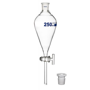 Embudo de separación en forma de globo de PTFE de la más alta calidad, el mejor tapón de silicona de vidrio de laboratorio intercambiable para científicos - Product Image 3