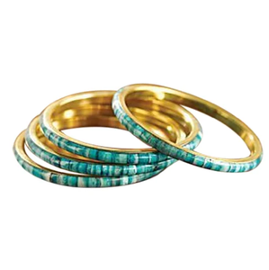 Pulsera de moda de hueso de latón de alta calidad hecha en la India, joyería de mano para mujer con chapado en oro, precio directo de fábrica - Product Image 6