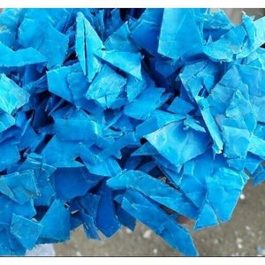 เครื่องบดอัดกลองแบบก้อนสีฟ้า HDPE บริสุทธิ์สำหรับการขึ้นรูปเกรดฟิล์มมีคุณสมบัติแบบผงสำหรับบรรจุ - Product Image 3