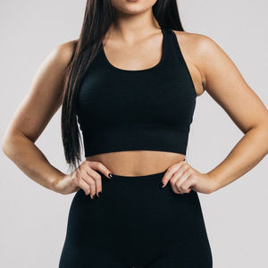 Soutien-gorge de sport personnalisé pour femmes, soutien-gorge de sport respirant et coloré avec tissu doux et design sans dos pour ensemble de hauts d'entraînement - Product Image 4