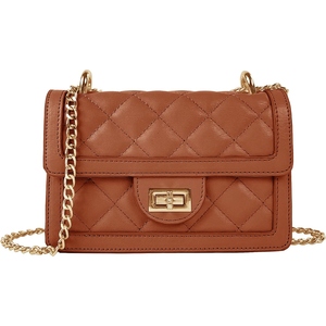 Bolso bandolera de cuero para mujer, textura suave y granulada, bolso de hombro moderno para mujer - Product Image 3