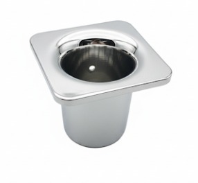 Custom Designed Heavy-Duty Steel Nesting Stamping Stacking <b>Valve</b> <b>Caps</b> Square Stillage Foot for Sheet Metal Products - Product Image 3