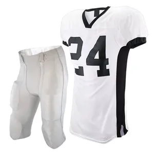 Uniforme de fútbol americano para hombre, ropa deportiva transpirable con mangas cortas, gran oferta - Product Image 6