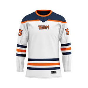 Maillot de hockey sur glace pour hommes 100% polyester personnalisé par sublimation vêtements à séchage rapide et respirants pour maillot de hockey sur glace pour hommes - Product Image 6