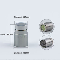 Nouveau pour QBH : Capuchon de protection en cristal doré/argenté 1064 nm pour câble de fibre optique de source laser de soudage et de découpe