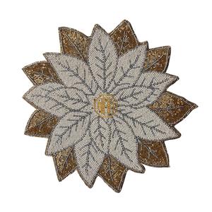 Napperons perlés artistique rond fait à la main coton tapis de Table usine exportateur direct en vrac en gros salle à manger décoration fournisseur - Product Image 1